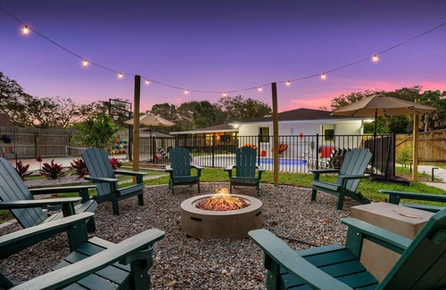 St. Augustine House | Between The Tides: Heated Pool, Beach, Sports Court. Walk to Amphitheater