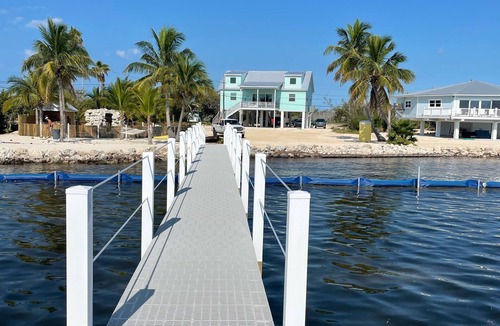 Coupon Bight Aquatic Preserve House | Big Pine - Bring your boat! - 4BR/3BA ocean front, private pool & dock
