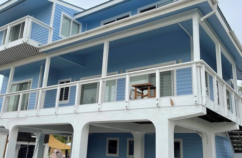 Port Pine Heights House | Big Pine House, 4/2 two story, canal access 75 ft dock and stunning Bay view.