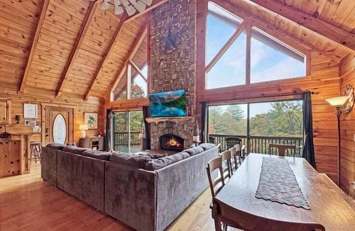 Necowa Cove Cabin | Bigfoot of Blue Ridge - Mountain View above Blue Ridge Lake | Hot Tub | Movie Room | Pool Table