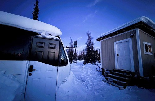 Badger House | Birch Bus in North Pole Alaska