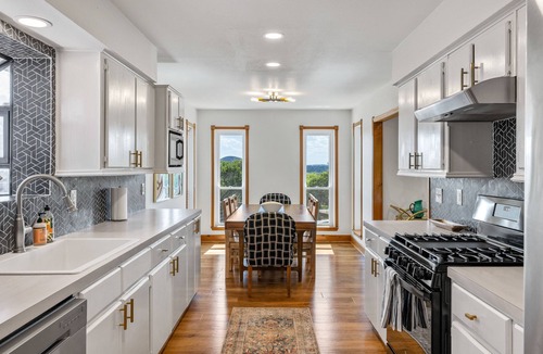 Wimberley House | Birdie’s Casa | VIEW with pool & guest casita