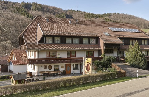 Elzach Apartment | Black Forest - Single room with shower and WC, with balcony and TV