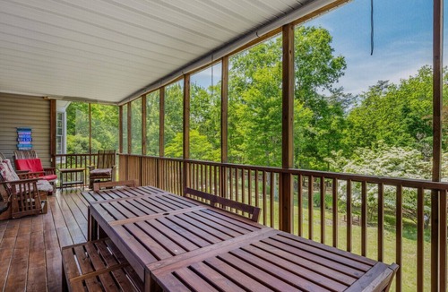 Berkeley Springs House | Blue Badger Cottage-wifi, screen porch, fire pit, game room, king bed, fireplace