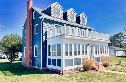 Sea Cottage Addition House | Blue Bay Home, Steps from Cape Charles Beach