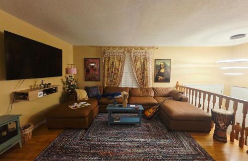 Maryland Heights House | Blue Boho Music and Meme House Four Bedroom Home with Arcade near Westport Plaza