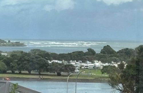 Raglan Apartment | Blue Dolphin Sea Views 3 Minute Walk To Town