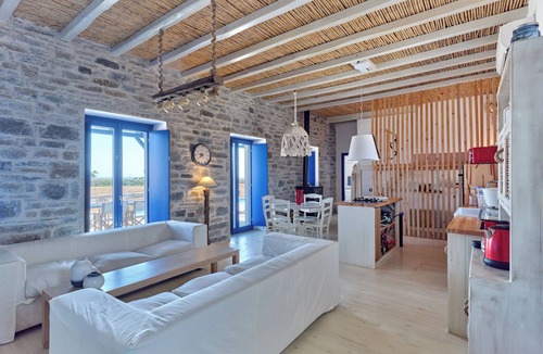 Paros Villa | Blue &Green in the Luxury villa with WiFi and AC on Paros Archilohos Tsoukalia