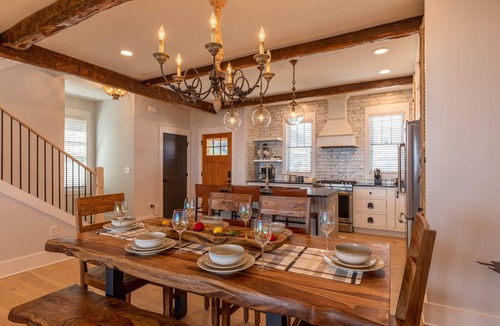 Lenoir House | Blue Ridge Bliss - BRMC amenities, views, firepit, indoor and outdoor gas fireplace