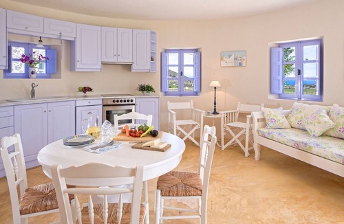 Imerovigli Villa | Blue Windmill Santorini luxury villa with Private Heated Pool and sea view
