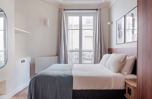 Saint-Gervais Apartment | Blueground | Le Marais, elev & w/d, nr Vosges