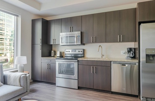 Seaport District Apartment | Blueground | Seaport, rooftop, nr Boston Harbor