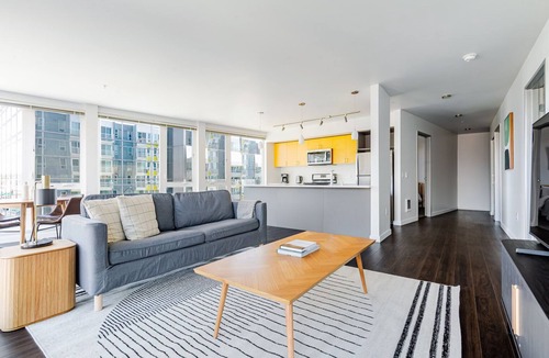 Wilburton Apartment | Blueground | Wilburton, rooftop & w/d, nr garden