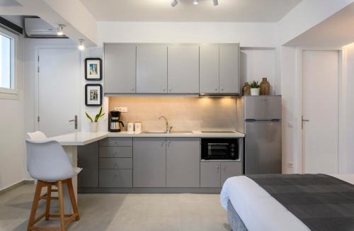 Mykonos Town Apartment | Blueisla GREY Studio Town Mykonos
