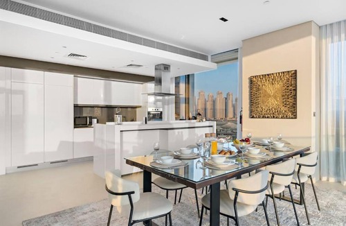 Dubai Apartment | Bluewaters 4BR Panoramic Eye of Dubai Views Near JBR Beach
