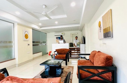 Gurugram Apartment | BluO Studio5 Golf Course Road - Gym, Terrace Garden