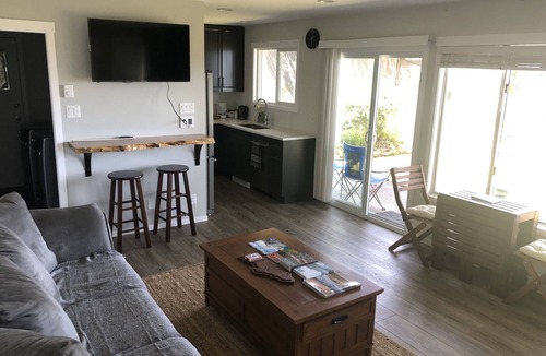 Regional District of Nanaimo Cabin | Board and Barrel on the Beach Private oceanfront 2 bedroom cabin with sauna
