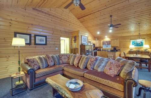 Afton Cabin | Boat Dock & Deck: Waterfront Cabin on Grand Lake