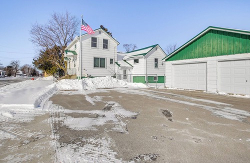 Oconto House | Boat Dock: Riverfront Oconto Home!