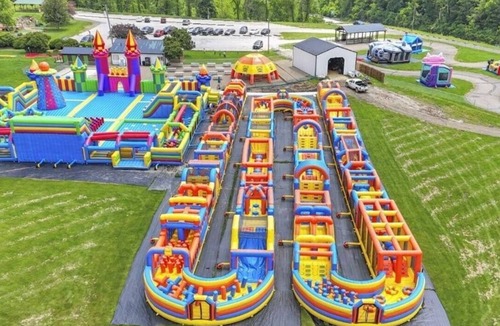Rockbridge Cabin | Bobcat Rustic Cabin at Hocking Hills + Largest Bounce Castle