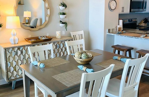 New Smyrna Beach Condo | Boho Beach Condo - New Pool Now Open!