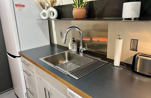 Iron Horse Historic District Apartment | Boho Haven with Free Parking, Wifi and King Bed, Walk to Clubs, U of A and Food