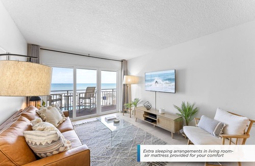 Satellite Beach Condo | Boho-Inspired Oceanfront Escape with Stunning Balcony Views & Resort-Style Amenities! 🌴✨