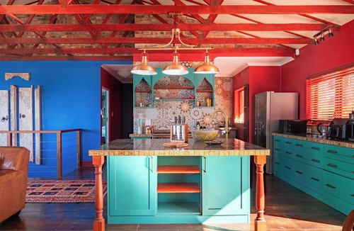 Simon's Town Villa | Boho Ocean-View Villa: Pool & Walk to Beach