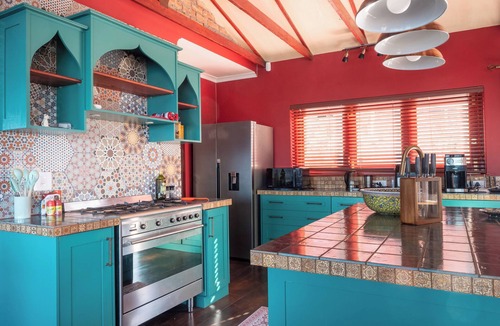 Simon's Town Villa | Boho Ocean-View Villa: Pool & Walk to Beach