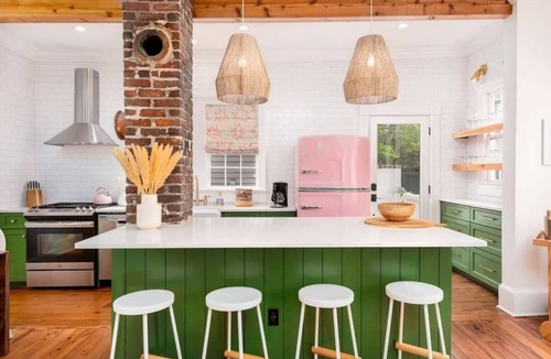 Cannonborough Elliotborough House | Boho Rosa | Famous Pink House with Pool & Yard!