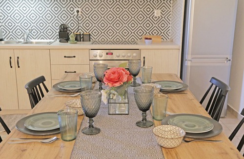 Aigialeia Apartment | Boho Studio with terrace and pool close to the beach