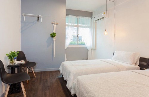 Sao Chingcha House | Boho Twin Room near Khaosarn Road