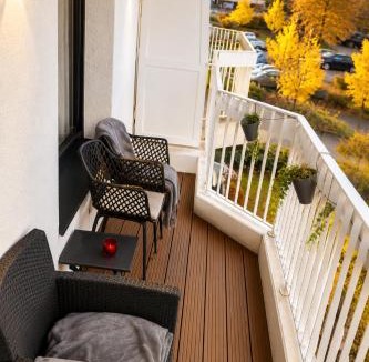 Bayenthal Apartment | Bonner Boutique Studio Balkon Garage u Lift