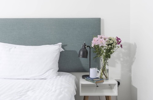 St Just Hotel | Boswedden, B&B - a hotel room that sleeps 2 guests in 1 bedroom
