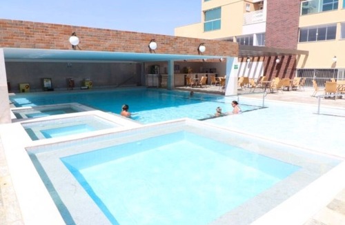 Prive das Caldas Apartment | Piazza with access to the Acqua Park