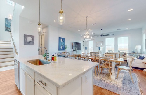 Indian Beach House | Brand new coastal gem with bay/wetland views, two balconies, & outdoor shower