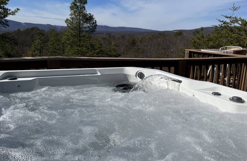 Old Fields Cabin | Brand New Hot Tub! Beautiful Log Cabin w/Gorgeous Views
