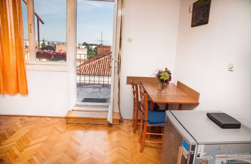 Split Apartment | Breathtaking balcony view of the historic city center and the Adriatic sea