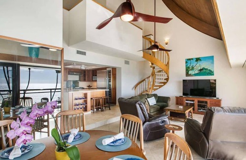 Wailua Condo | Breathtaking Sunrise View Oasis 3 Bedroom Sleeps 6, Oceanfront Luxury, Pool & AC