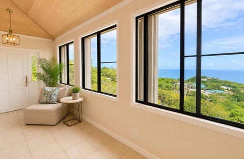 Estate Frenchman Bay Villa | Breezy Hillside Haven w/Ocean Views | 3BR | Beach & Ocean Views, 1 min drive