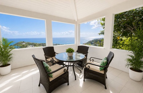 Estate Frenchman Bay Villa | Breezy Hillside Haven w/Ocean Views | 3BR | Beach & Ocean Views, 1 min drive