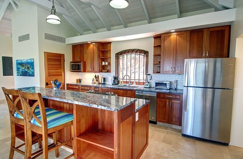 Fish Bay Villa | Brezza di Mare 2 br 2 ba, fully ACed, pool w spa, generator Great Caribbean view