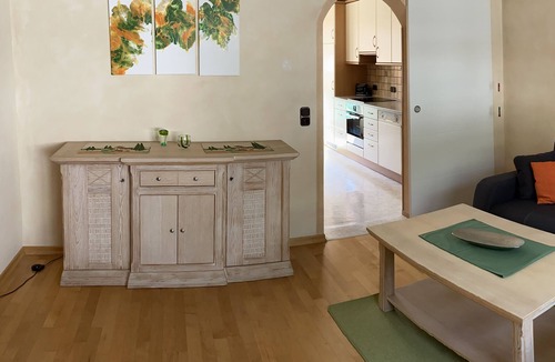Kluesserath Apartment | Bright and cozy vacation apartment with covered balcony in Mediterranean style!