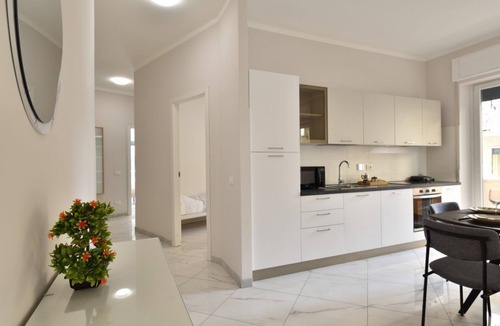 Genoa Apartment | Bright and spacious apartment of approximately 80 square meters, perfect for four people, located on the first floor of a building with an elevator (NOT accessible to disabled guests).The property is located in the Sampierdarena neighborhood, one of the