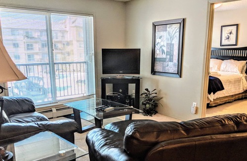 Northeast Edmonton Condo | Bright Clean 2 bed 2 bath, U/G parking, 1 min away from transit hub
