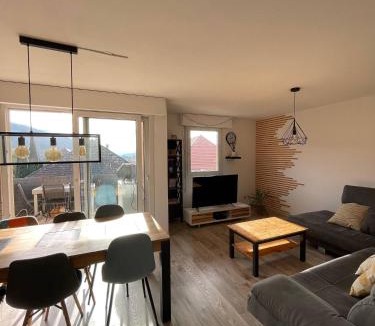 Brison-Saint-Innocent Apartment | Bright duplex- terrace-Brison-Saint-Innocent