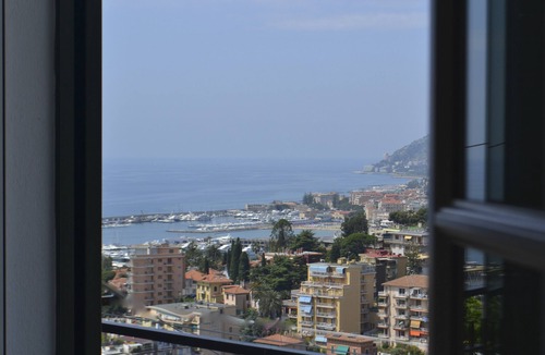 Sanremo House | Bright ,large stone terrace with porch and gazebo. Beautiful sea view.