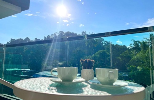 Phuket Apartment | Bright Modern 2BR Condo Near Central with Pool, Gym & Mountain View