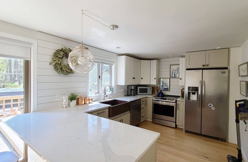 Wellfleet House | Bright & Open 4BD Home-A/C, Outdoor Shower, Cape Cod Rail Trail Bike Access, Fire Pit, Hot Tub!