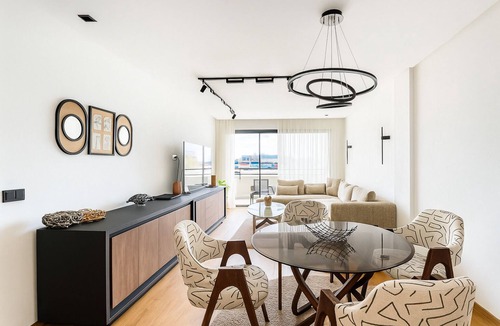 Casablanca Apartment | Bright studio with balcony & sea view, near port